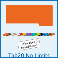 Tab20 No Limits blanco schotje